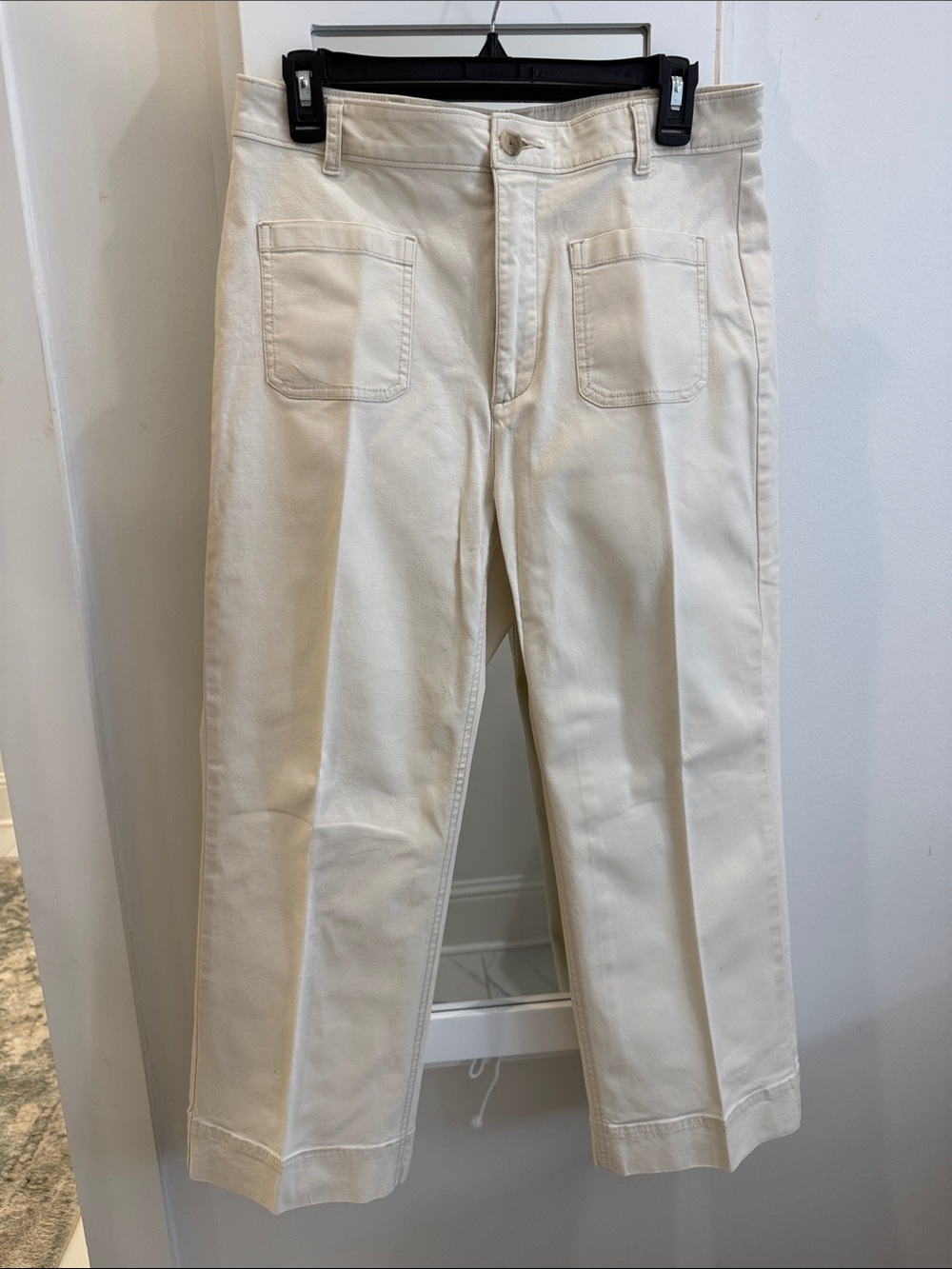 Old Navy Cream Straight-Leg Chinos